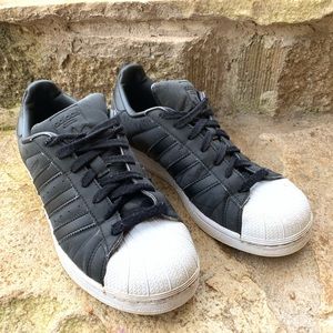 ADIDAS Superstar black sneakers